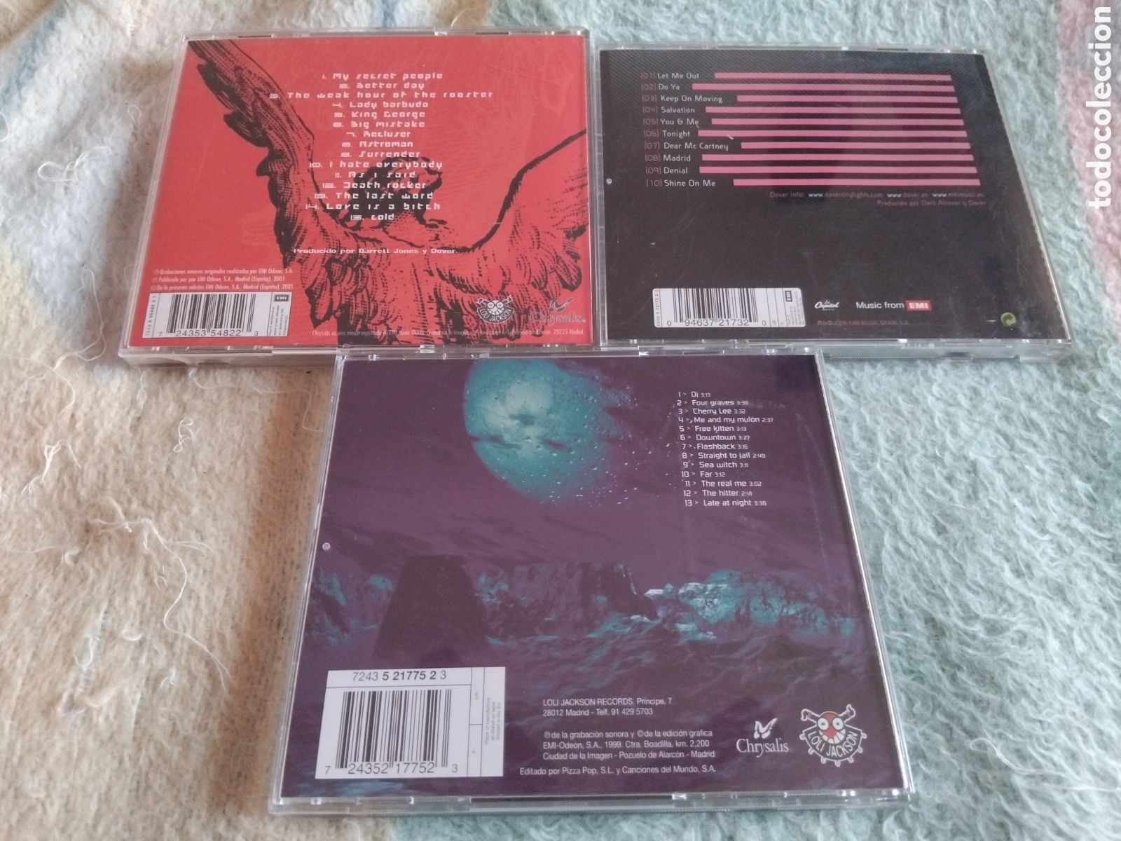 CDs de m&uacute;sica: Dover lote 3 cds ( Hard Rock ) - Foto 2