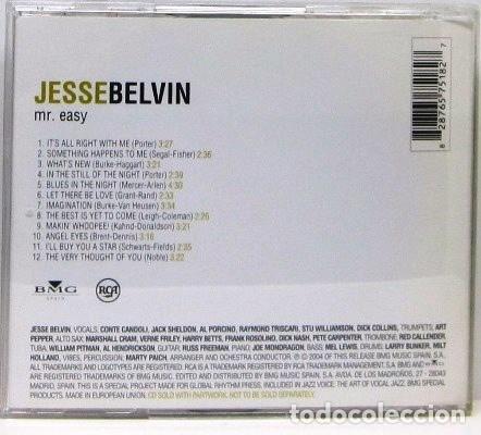 CDs de m&uacute;sica: JESSE BELVIN - MR. EASY - CD - Foto 2