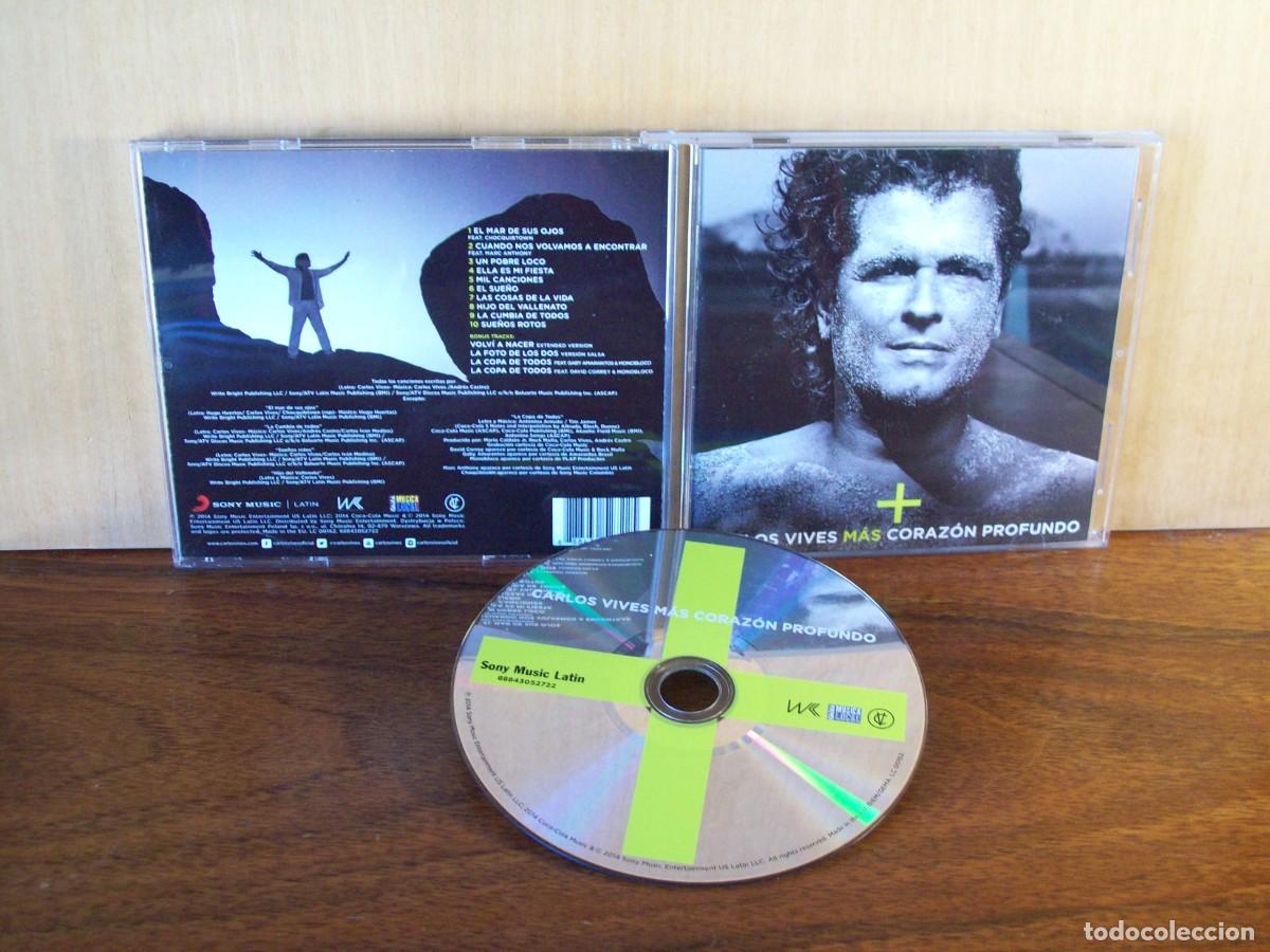 CDs de m&uacute;sica: CARLOS VIVES - + CORAZON PROFUNDO - CD - Foto 1