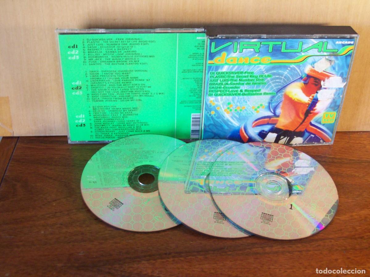 CDs de m&uacute;sica: VIRTUAL DANCE - ARTISTAS VARIOS - TRIPLE CD - Foto 1