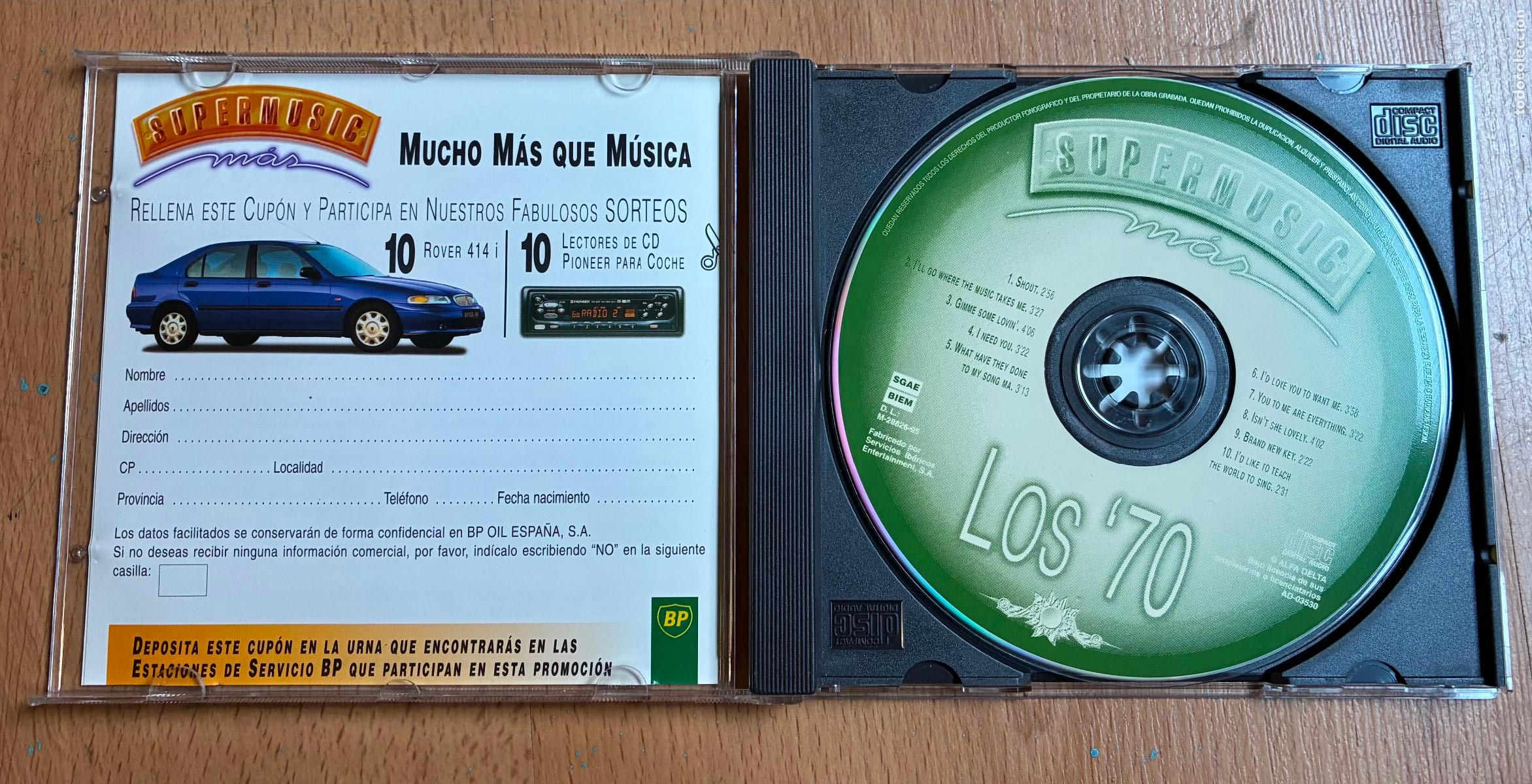 CDs de m&uacute;sica: SUPERMUSIC LOS 70 CD - Foto 2