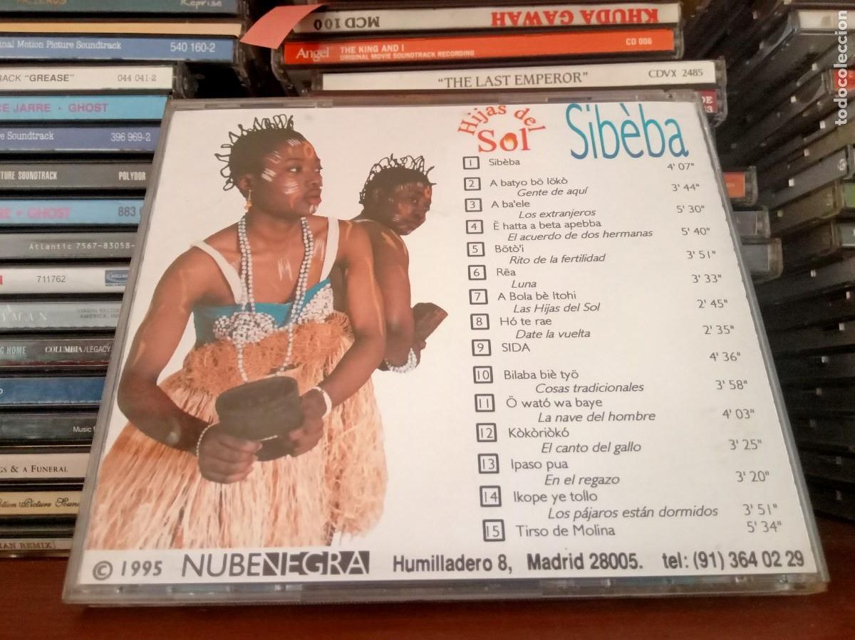 CDs de m&uacute;sica: Hijas Del Sol &lrm;&ndash; Sibeba - cd Spain 1995 - Foto 2