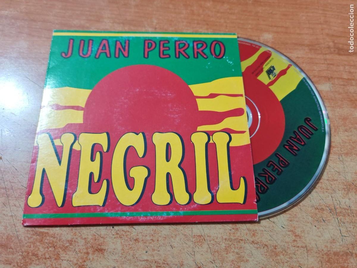 CDs de M&uacute;sica: JUAN PERRO Negril CD SINGLE 1995 PORTADA DE CARTON SANTIAGO AUSERON RADIO FUTURA 1 TEMA