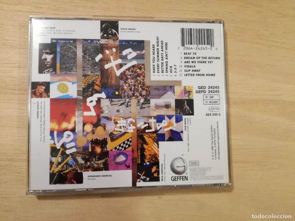 CDs de m&uacute;sica: PAT METHENY GROUP - LETTER FROM HOME - Foto 3