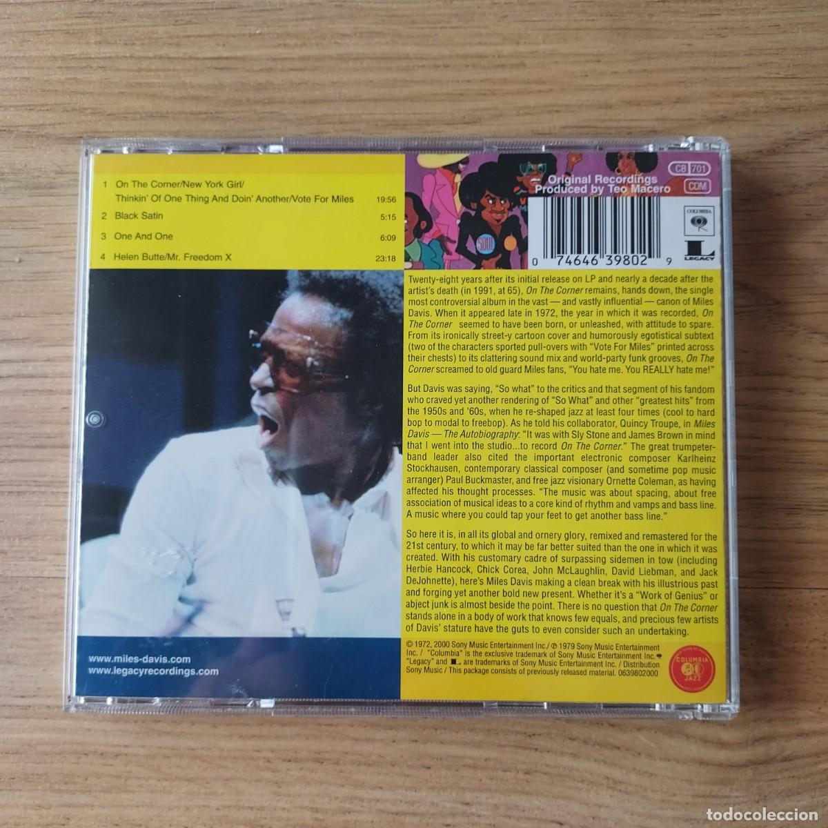 CDs de m&uacute;sica: Miles Davis - On the corner CD - Foto 2
