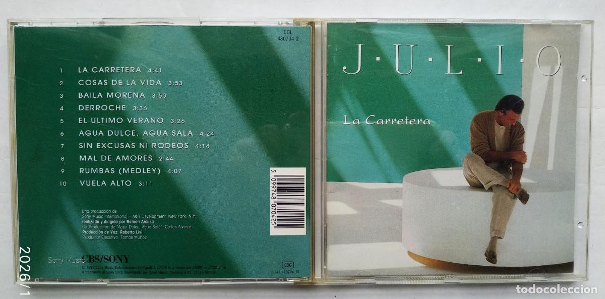CDs de m&uacute;sica: JULIO IGLESIAS. LA CARRETERA. CD. - Foto 1