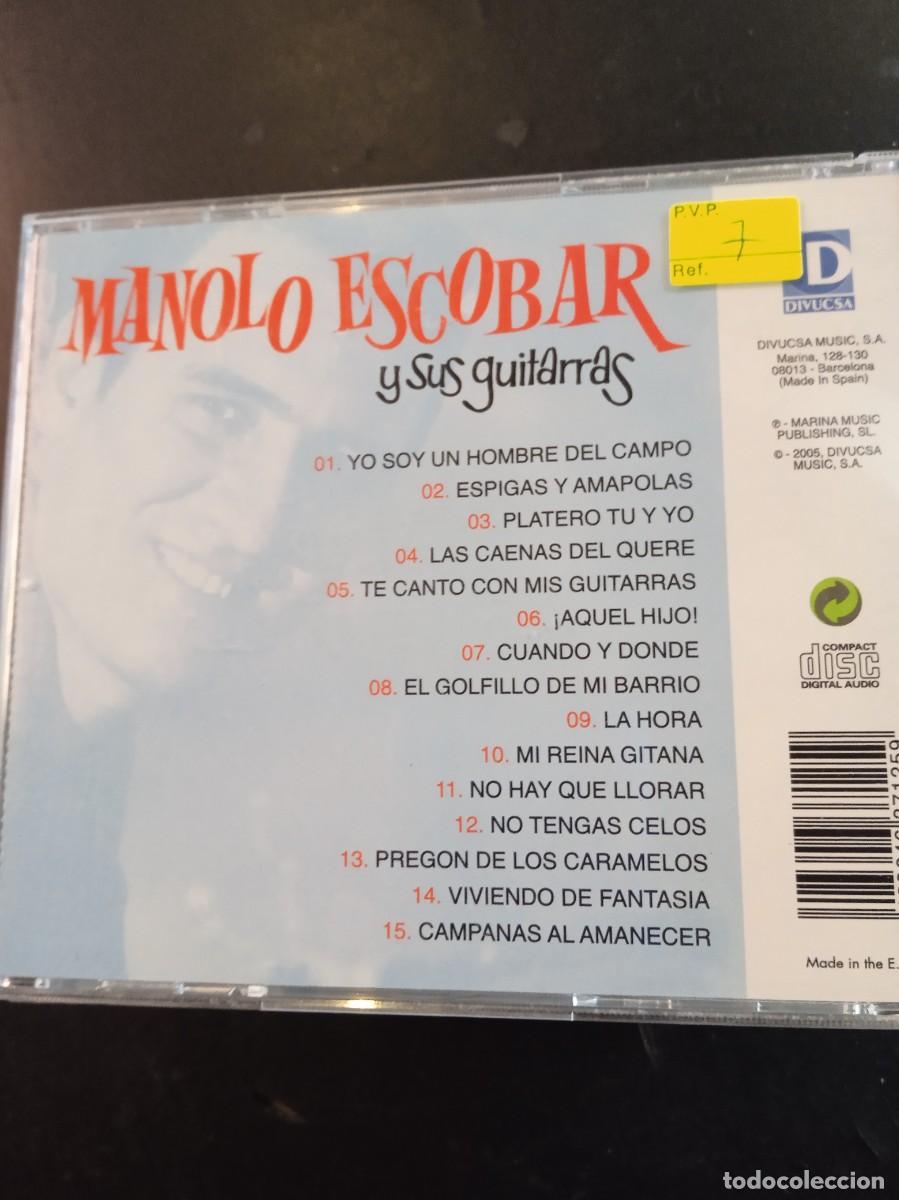 CDs de m&uacute;sica: MANOLO ESCOBAR Y SUS GUITARRAS- CD. - Foto 2