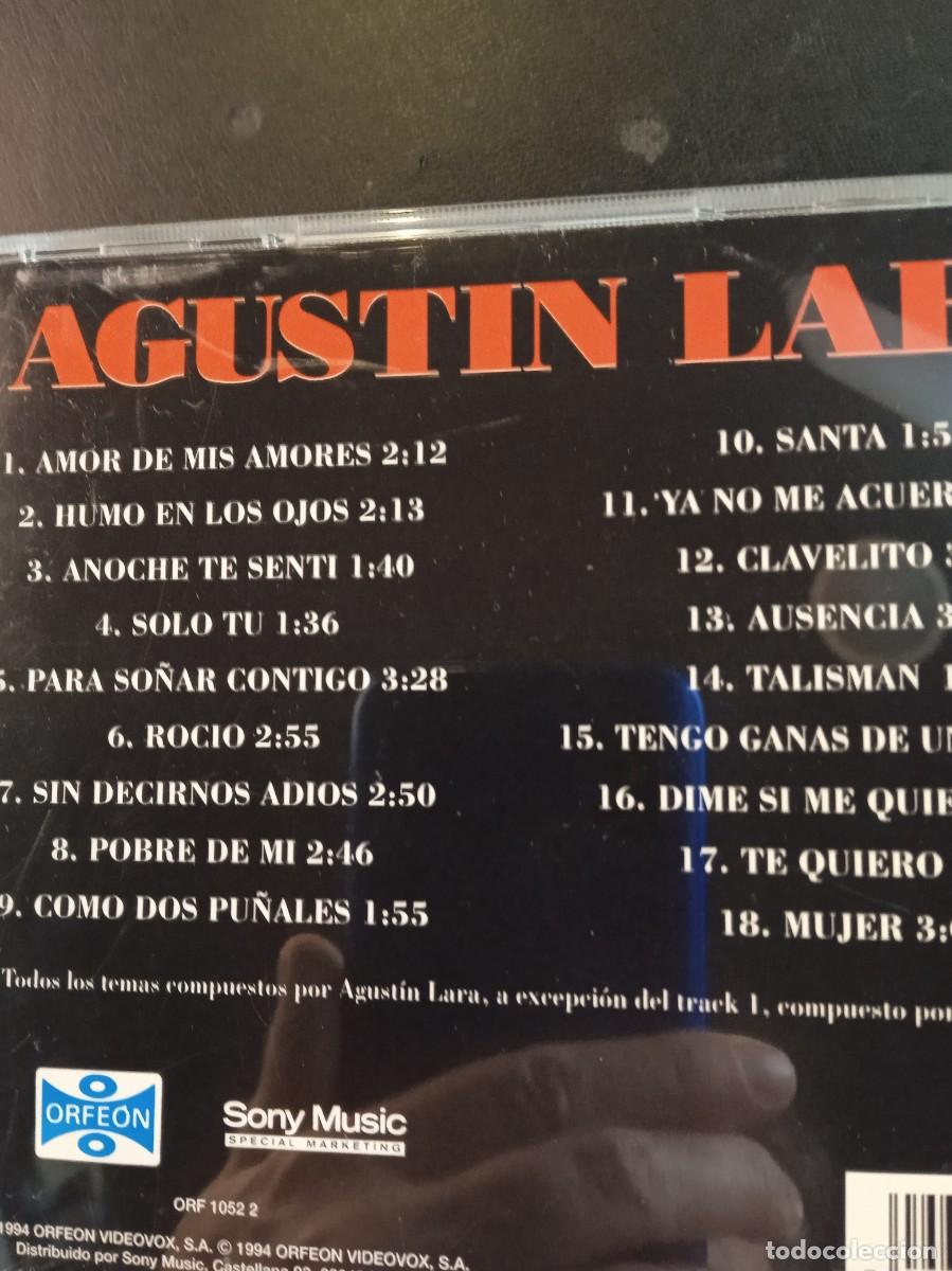 CDs de m&uacute;sica: AGUST&Iacute;N LARA- INTERPRETA A AGUST&Iacute;N LARA. CD - Foto 2