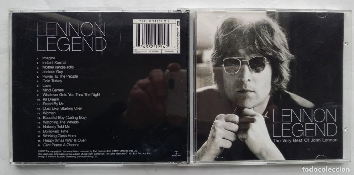 CDs de m&uacute;sica: JOHN LENNON. LEGEN. CD. - Foto 1