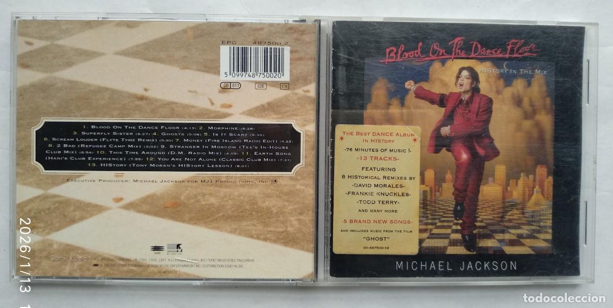 CDs de m&uacute;sica: MICHAEL JACKSON. BLOOD ON THE DANCE FLOOR. CD. - Foto 1