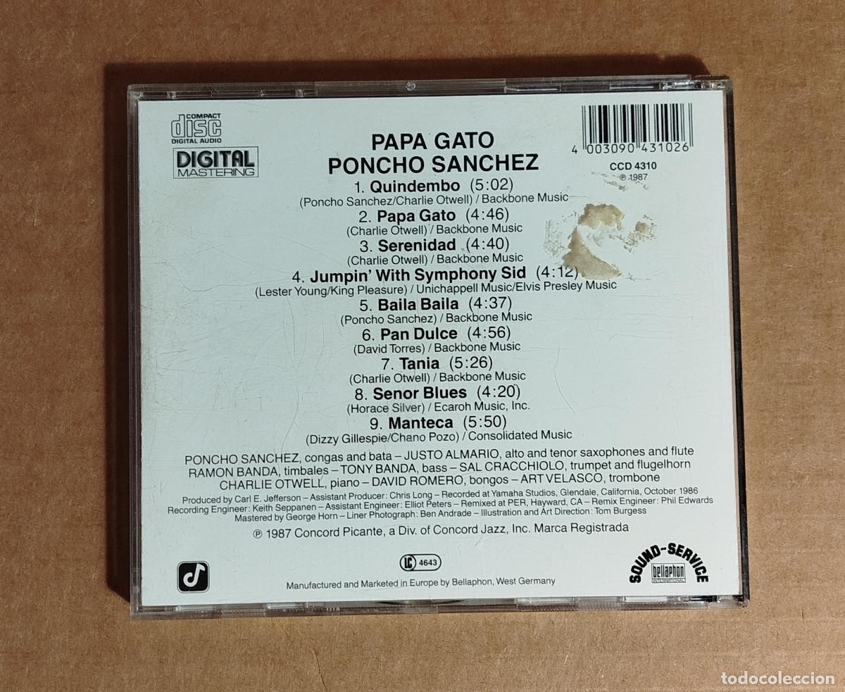 CDs de m&uacute;sica: PONCHO SANCHEZ - PAPA GATO - 1987 - Foto 3