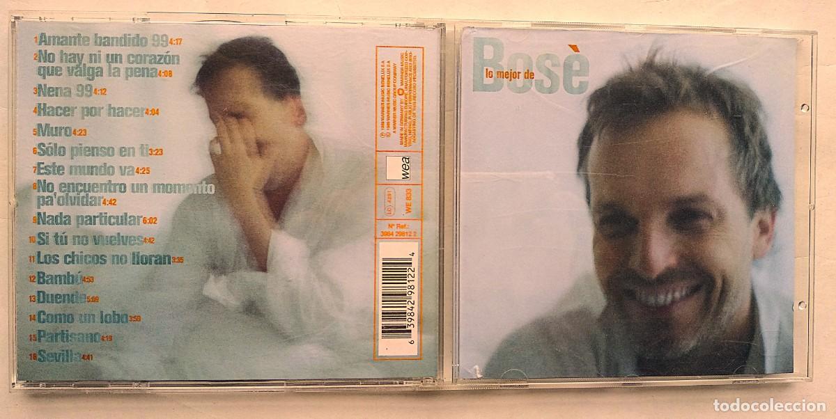 CDs de m&uacute;sica: MIGUEL BOS&Eacute;. LO MEJOR. CD. - Foto 1