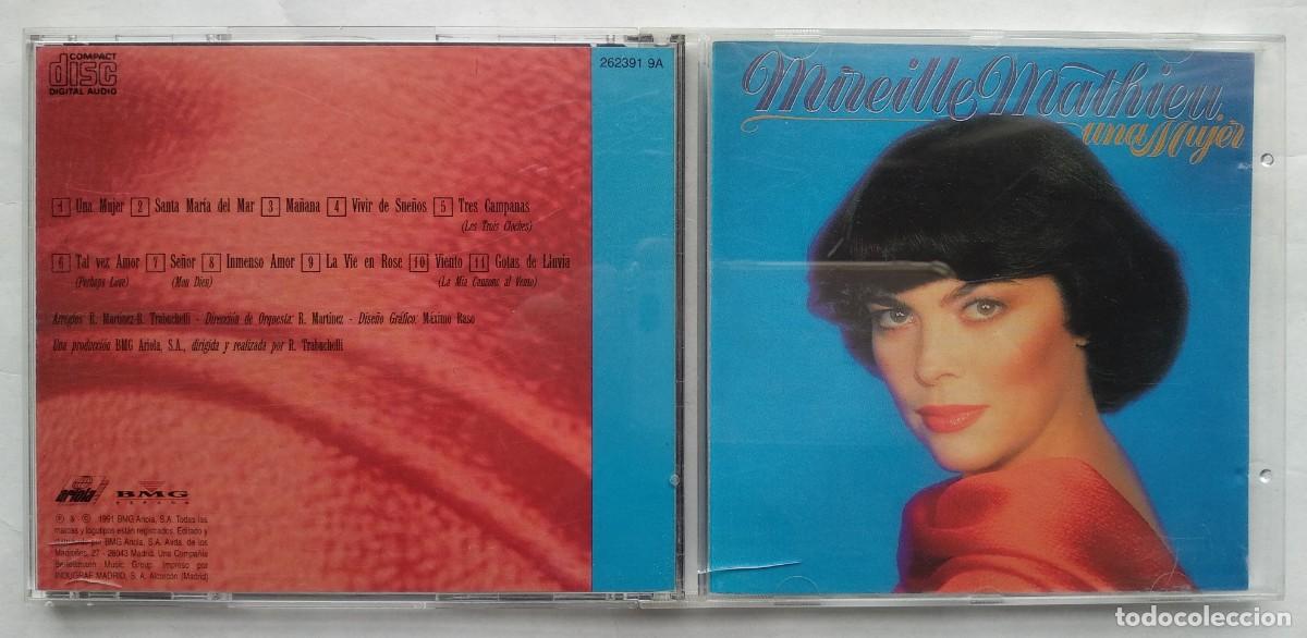 CDs de m&uacute;sica: MIREILLE MATHIEU. UNA MUJER. CD. - Foto 1
