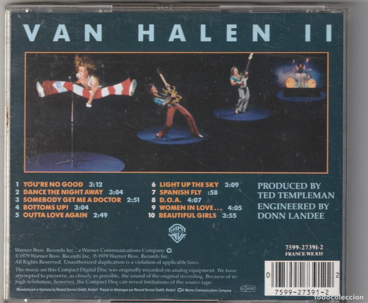 CDs de m&uacute;sica: VAN HALEN - VAN HALEN II (CD WB) - Foto 2
