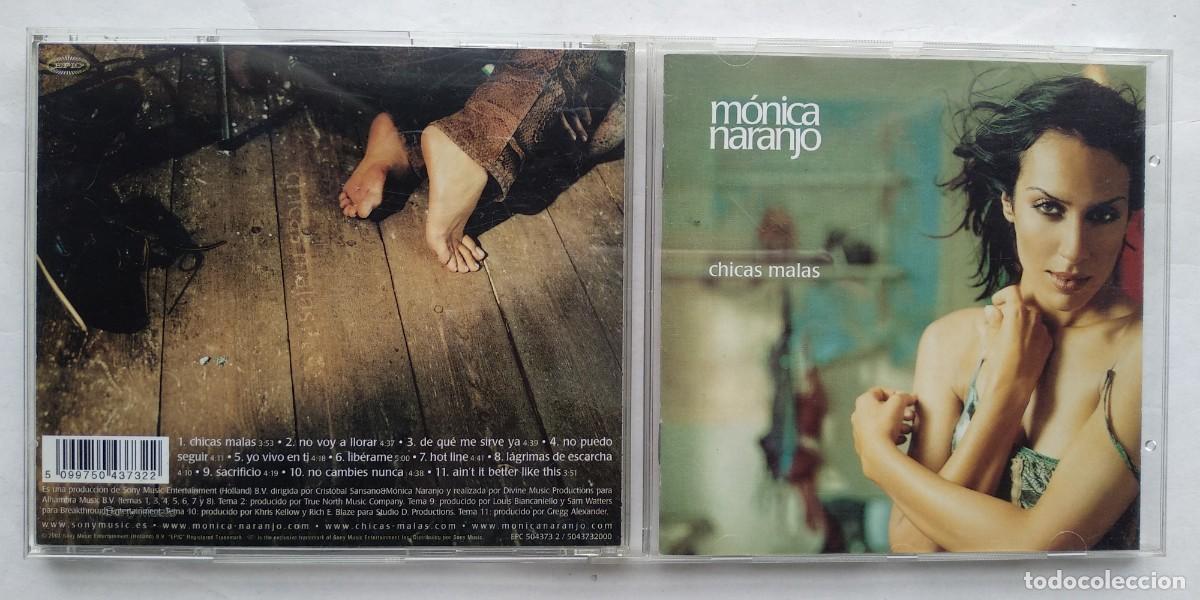 CDs de m&uacute;sica: M&Oacute;NICA NARANJO. CHICAS MALAS. CD. - Foto 1