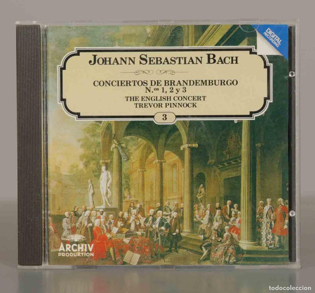 CDs de M&uacute;sica: CD. JOHANN SEBASTIAN BACH - CONCIERTOS DE BRANDEMBURGO N.os 1, 2 y 3 THE ENGLISH CONCERT TREVOR PINN