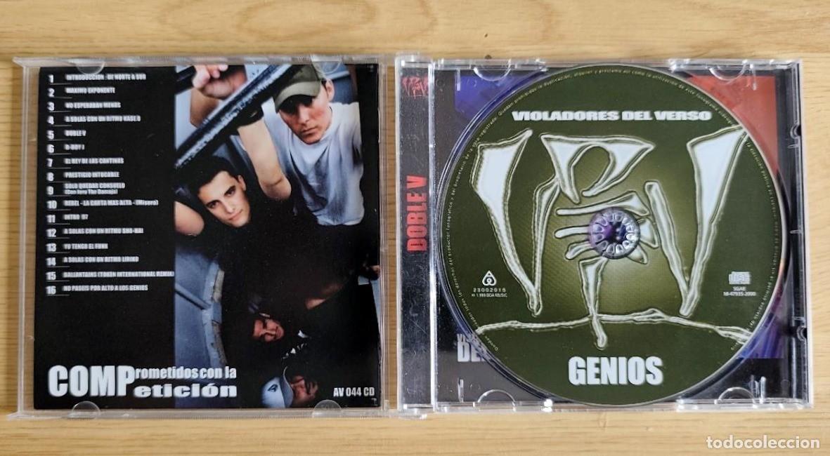 CDs de m&uacute;sica: CD VIOLADORES DEL VERSO: GENIOS 2000 ZARAGOZA - Foto 2