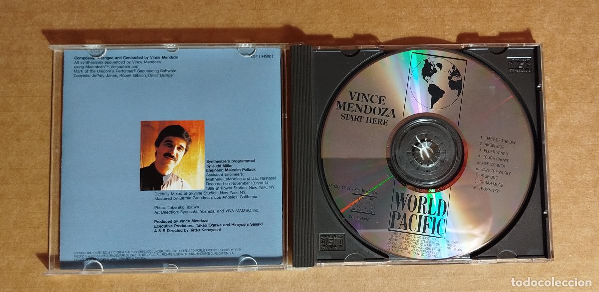 CDs de m&uacute;sica: VINCE MENDOZA - START HERE - 1989 - Foto 2