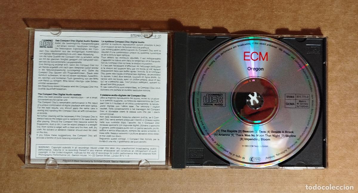 CDs de m&uacute;sica: OREGON - OREGON - 1983 - Foto 2