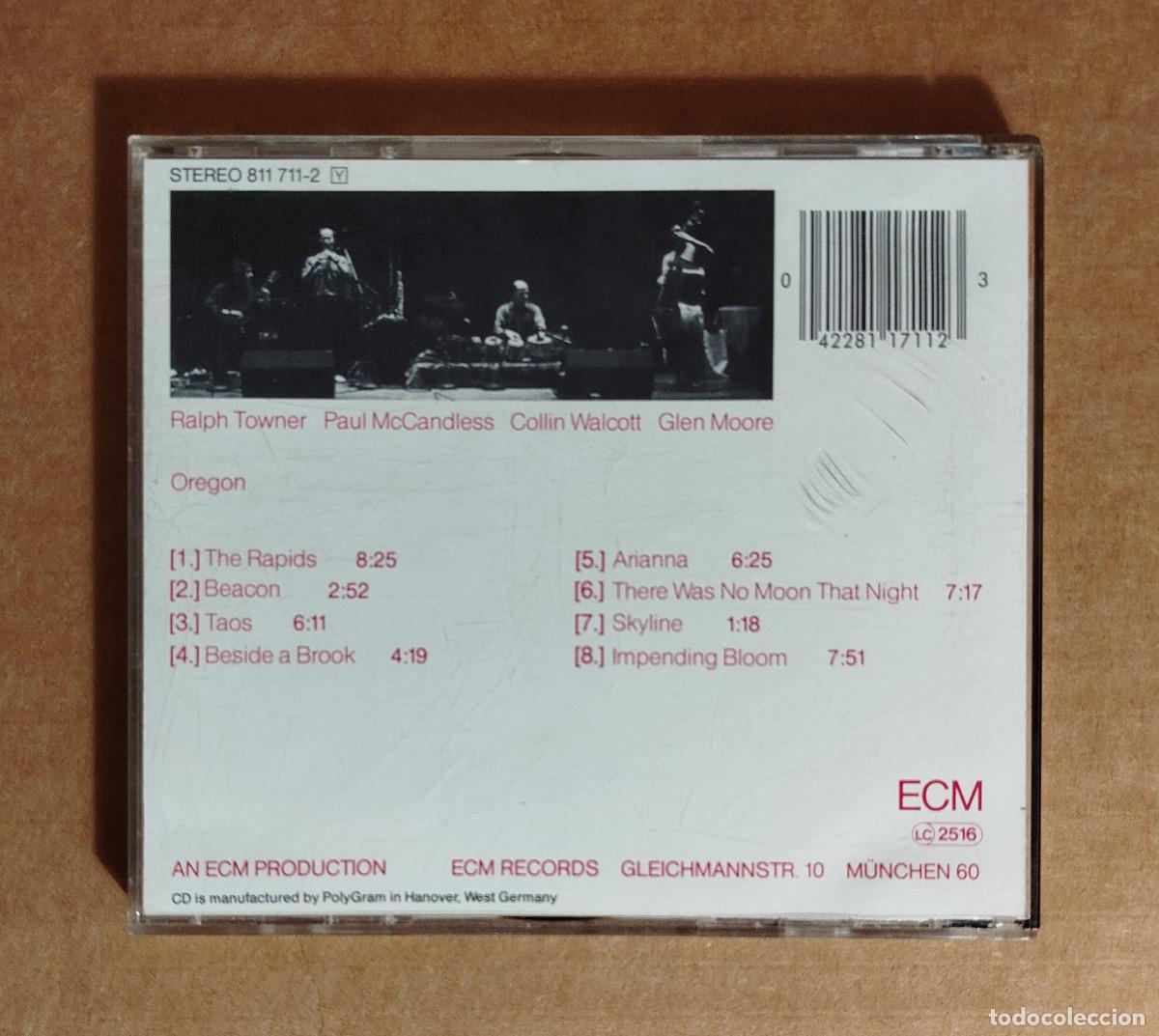 CDs de m&uacute;sica: OREGON - OREGON - 1983 - Foto 3