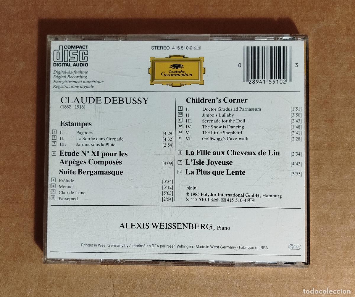 CDs de m&uacute;sica: DEBUSSY - WEISSENBERG - 1985 - Foto 3