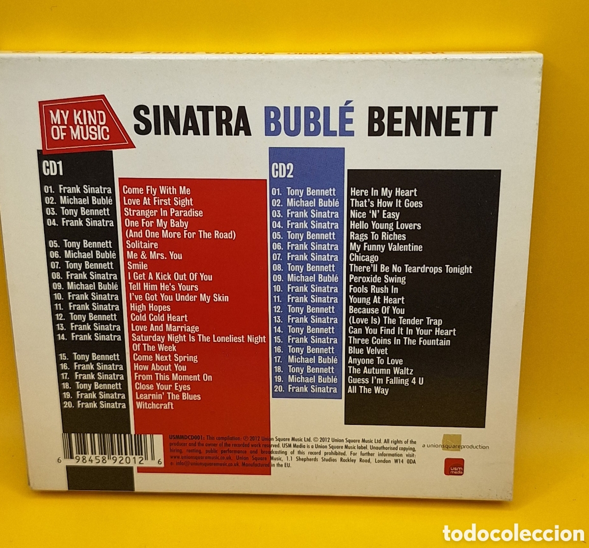 CDs de m&uacute;sica: Sinatra - Bubl&eacute; - Bennet - 2 CD,s - - Foto 2