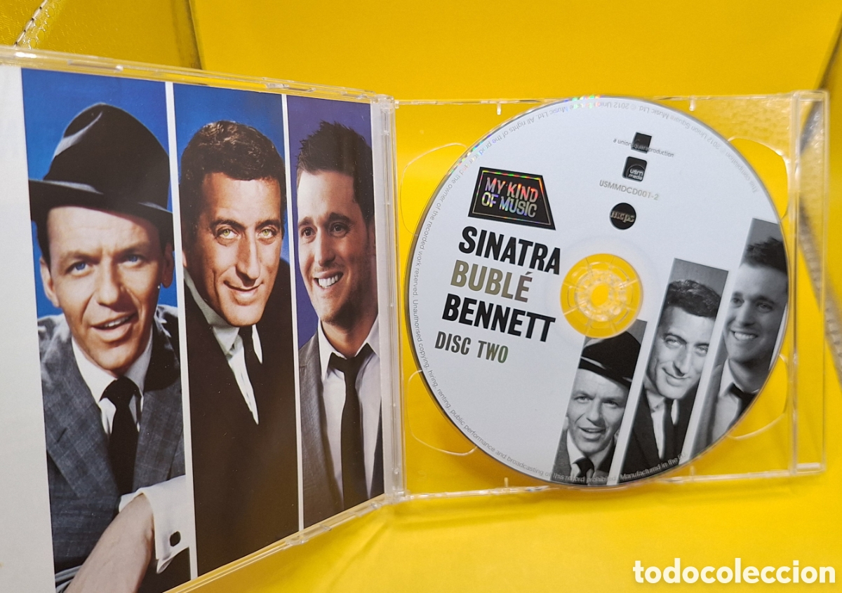 CDs de m&uacute;sica: Sinatra - Bubl&eacute; - Bennet - 2 CD,s - - Foto 5