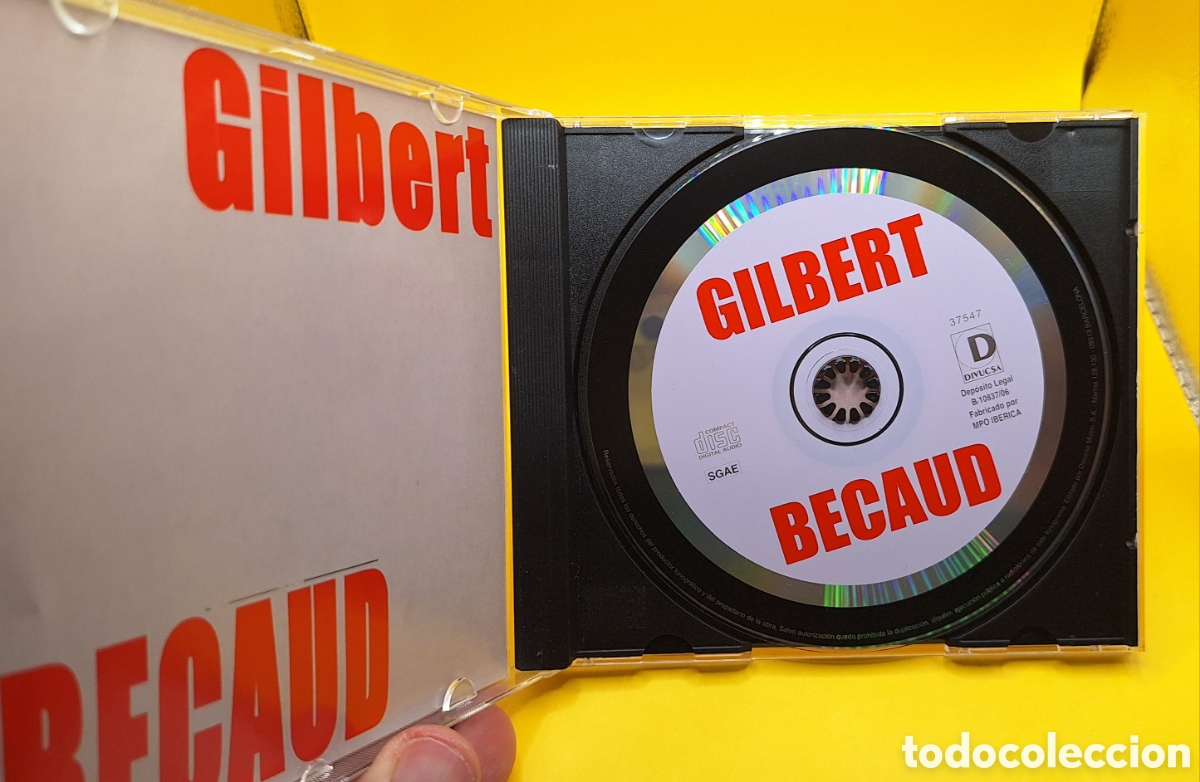 CDs de m&uacute;sica: CD M&uacute;sica Gilbert Becaud - Foto 3