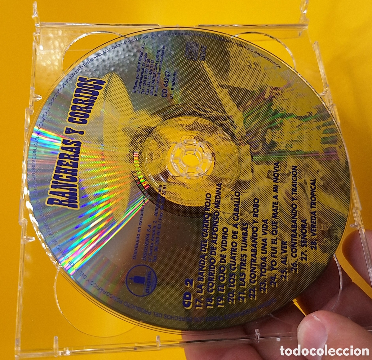 CDs de m&uacute;sica: Rancheras y Corridos - 2 CDs - 28 Temas - - Foto 4