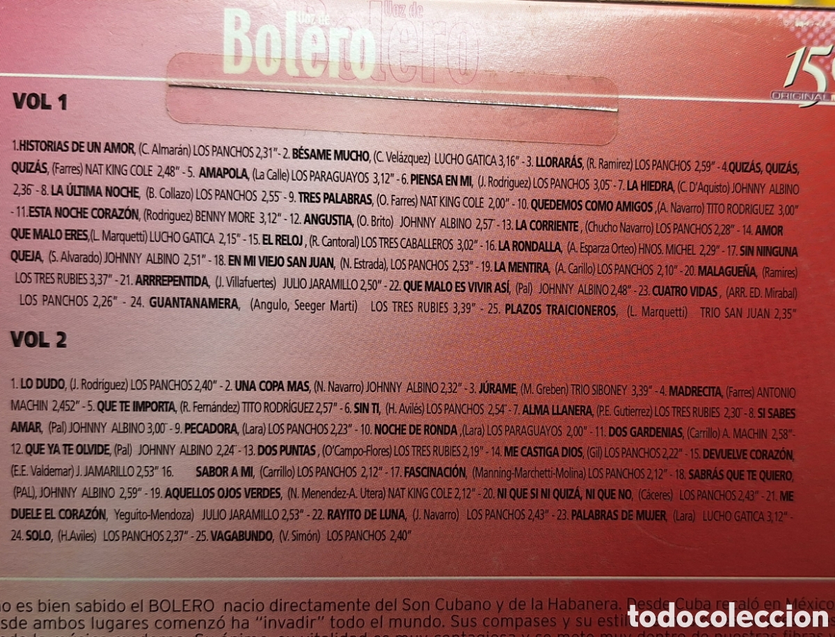 CDs de m&uacute;sica: Voz de Bolero - 2CDS - - Foto 3