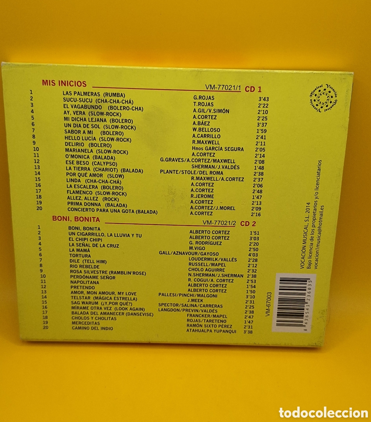 CDs de m&uacute;sica: Alberto Cortez - 2 CDs - - Foto 2