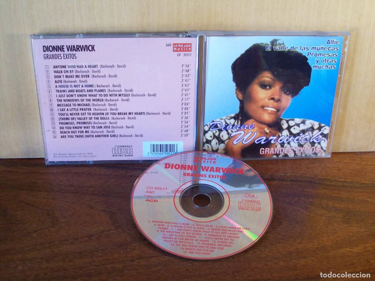 CDs de m&uacute;sica: DIONNE WARWICK - GRANDES EXITOS - CD - Foto 1