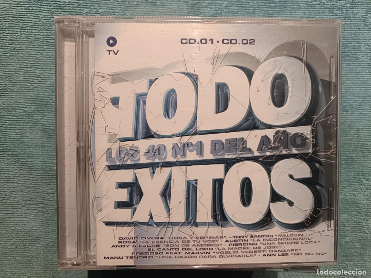 CDs de m&uacute;sica: Todo &Eacute;xitos - Los 40 n&ordm; 1 del a&ntilde;o - Doble CD. - Foto 1