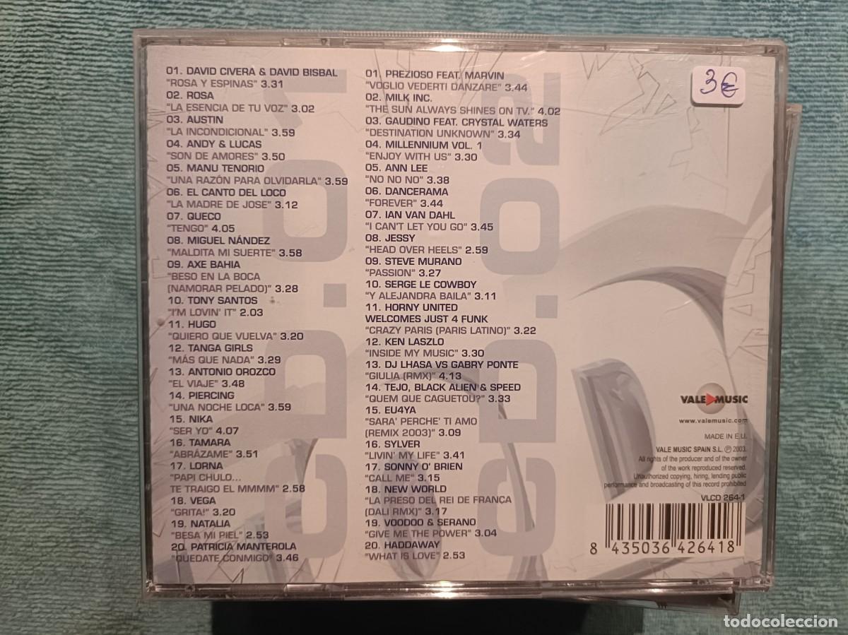 CDs de m&uacute;sica: Todo &Eacute;xitos - Los 40 n&ordm; 1 del a&ntilde;o - Doble CD. - Foto 2