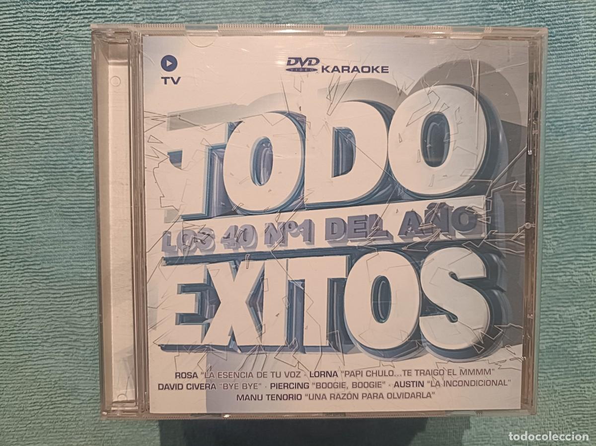 CDs de m&uacute;sica: Todo &Eacute;xitos - Los 40 n&ordm; 1 del a&ntilde;o - DVD Karaoke - Foto 1