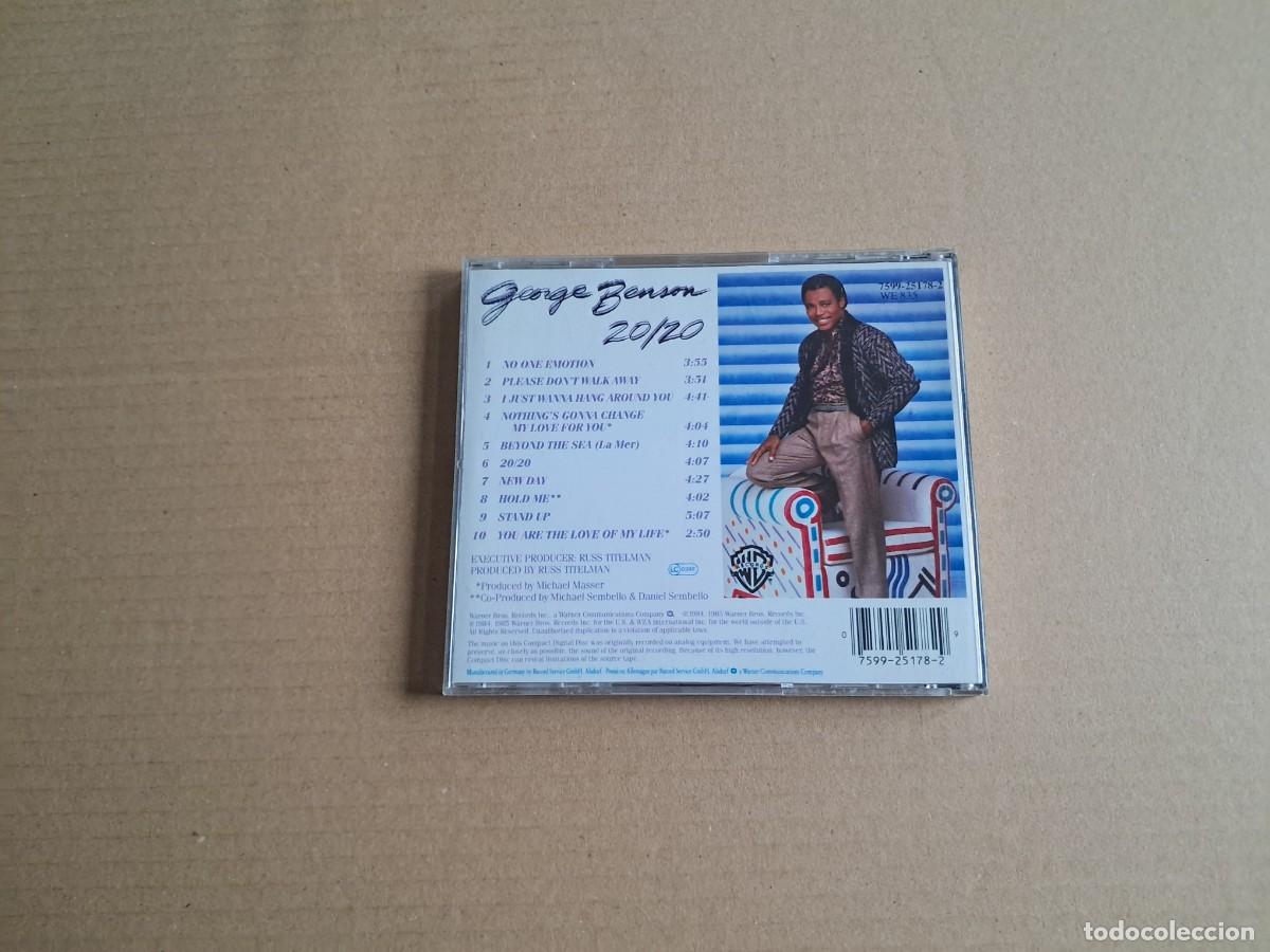 CDs de m&uacute;sica: GEORGE BENSON - 20/20 CD - Foto 3