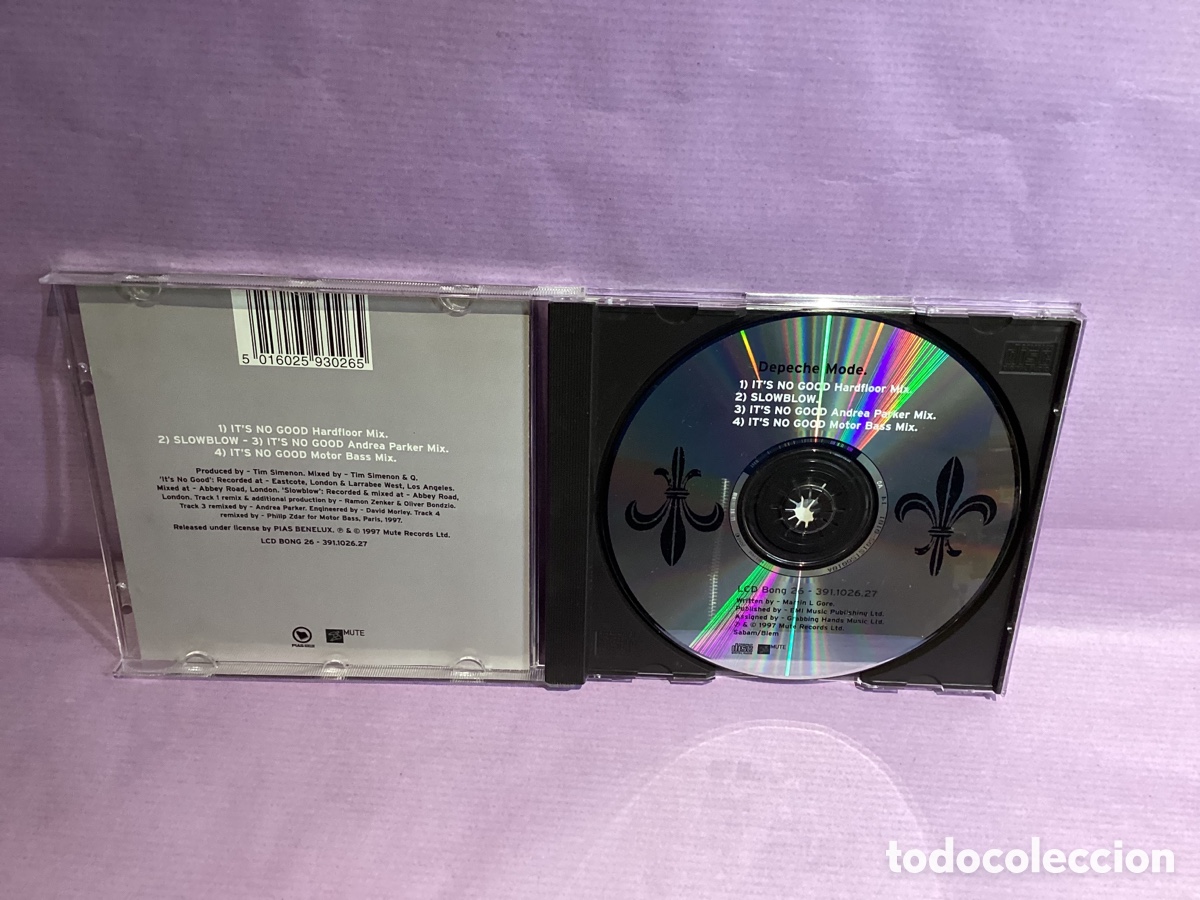 CDs de m&uacute;sica: Depeche Mode - It&rsquo;s No Good - Cd 1997 Maxi-Single - Foto 3