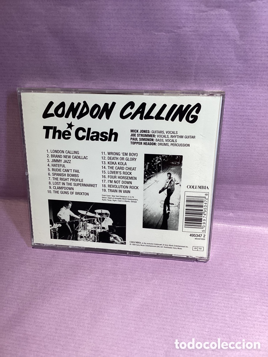 CDs de m&uacute;sica: The Clash - London Calling - Cd 1999 - Foto 2