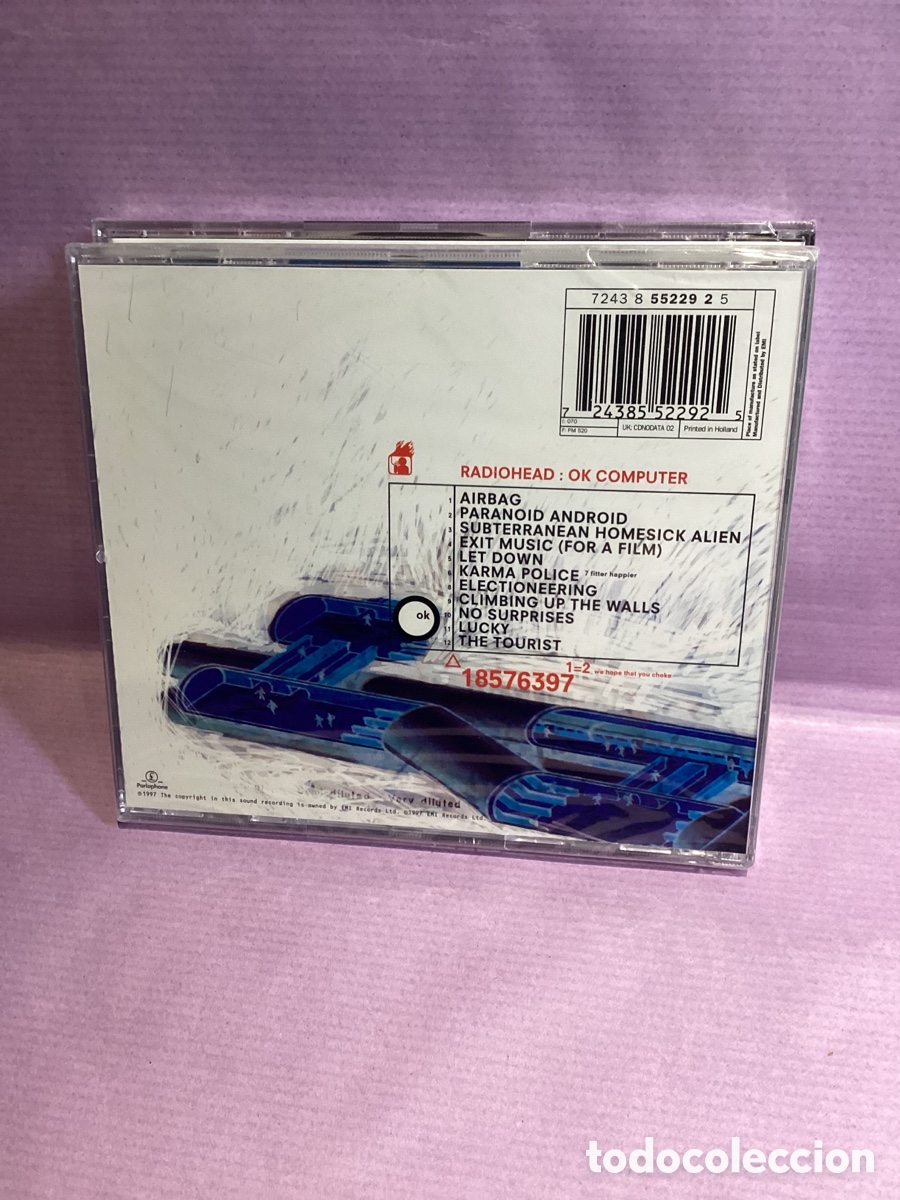 CDs de m&uacute;sica: Radiohead - Pablo Honey + Ok Computer - Foto 3
