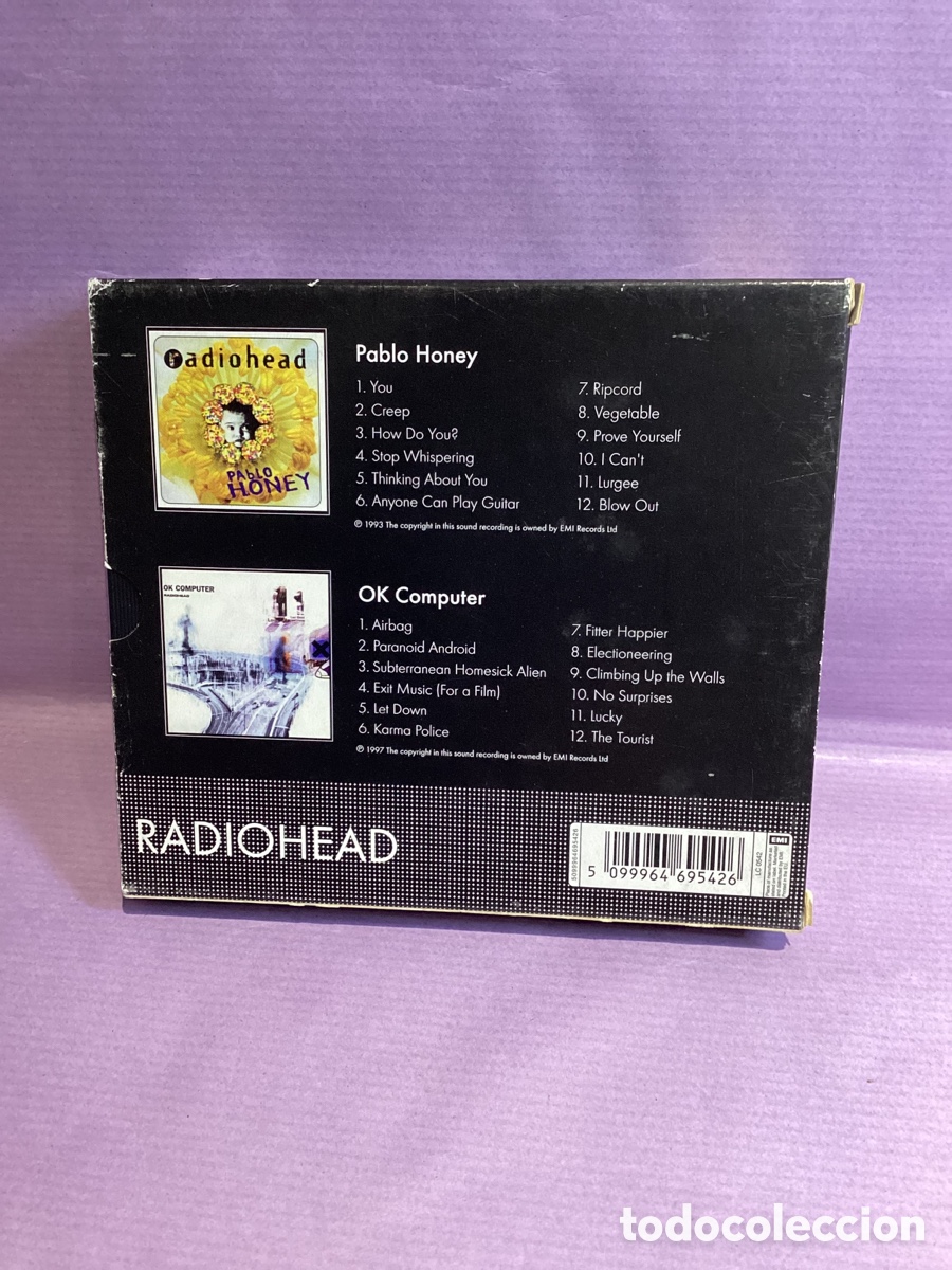CDs de m&uacute;sica: Radiohead - Pablo Honey + Ok Computer - Foto 7
