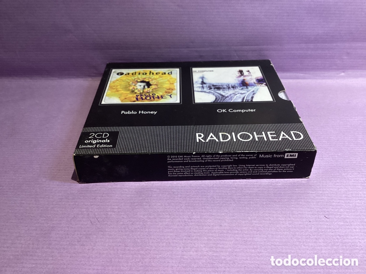 CDs de m&uacute;sica: Radiohead - Pablo Honey + Ok Computer - Foto 8