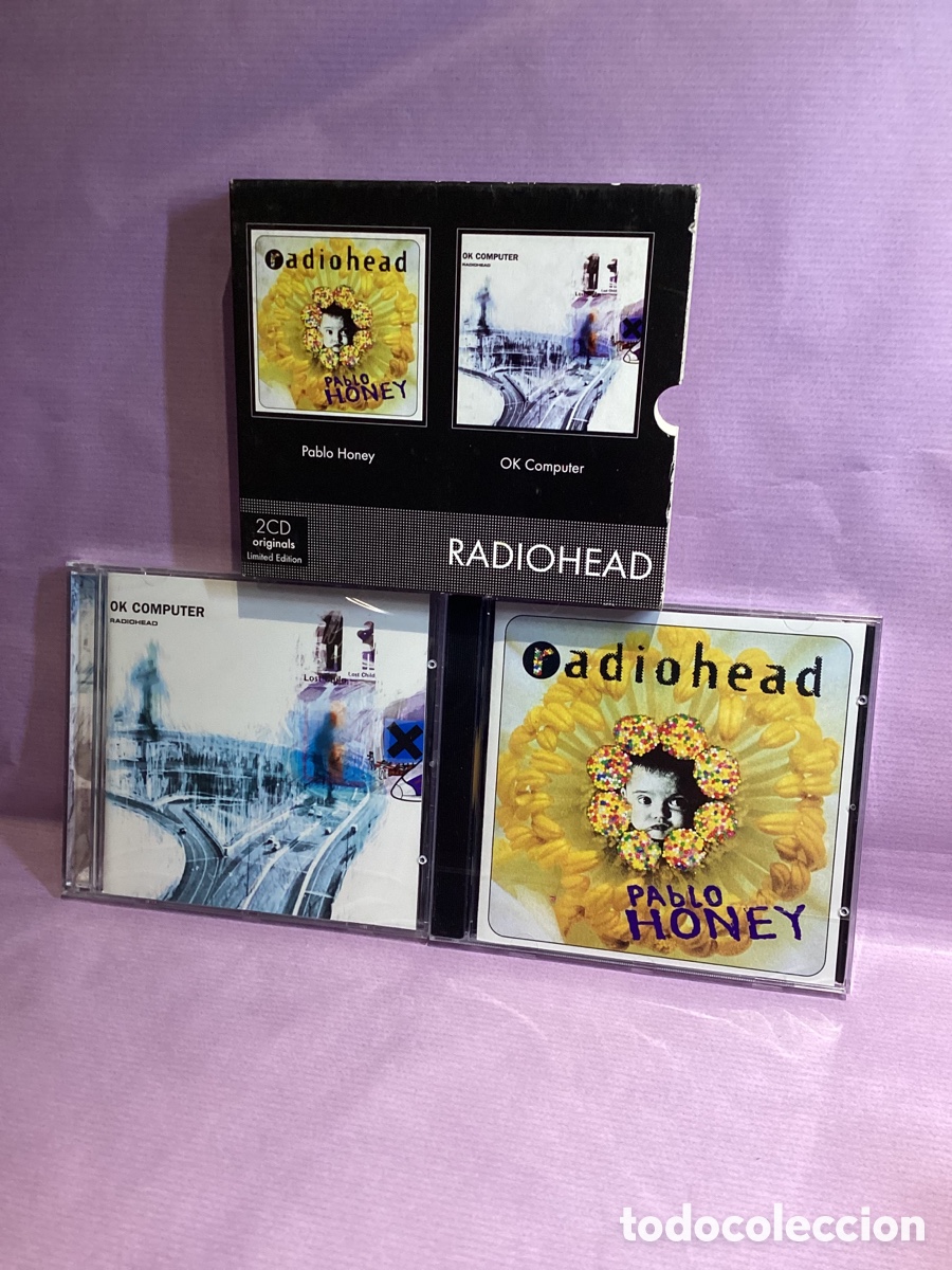 CDs de m&uacute;sica: Radiohead - Pablo Honey + Ok Computer - Foto 1