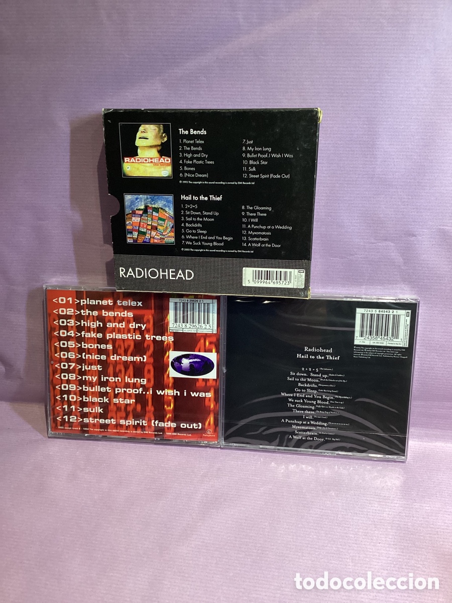 CDs de m&uacute;sica: Lote 2 Discos Pack - Radiohead - Foto 2