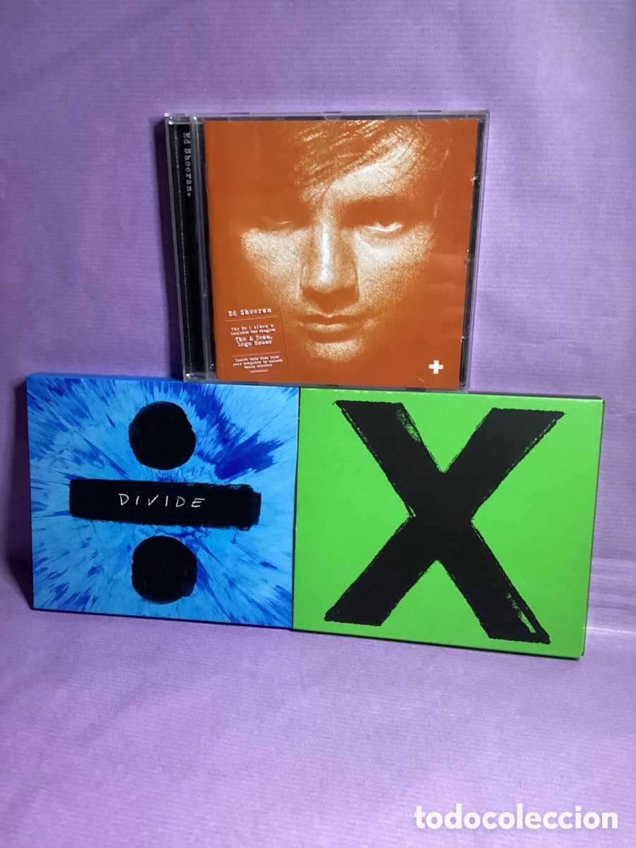CDs de M&uacute;sica: Lote 3 Discos - Ed Sheeran - Oportunidad Ediciones Deluxe