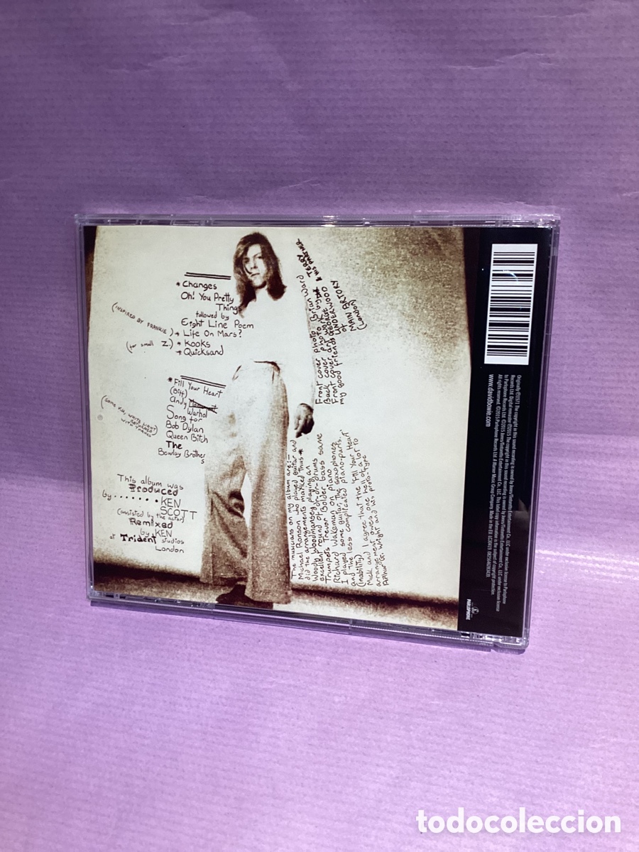 CDs de m&uacute;sica: David Bowie - Hunky Dory - Cd Remaster 2015 - Foto 2