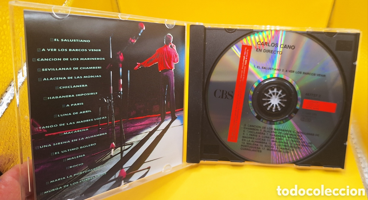 CDs de m&uacute;sica: CD Carlos Cano - En Directo - 1990 - - Foto 3