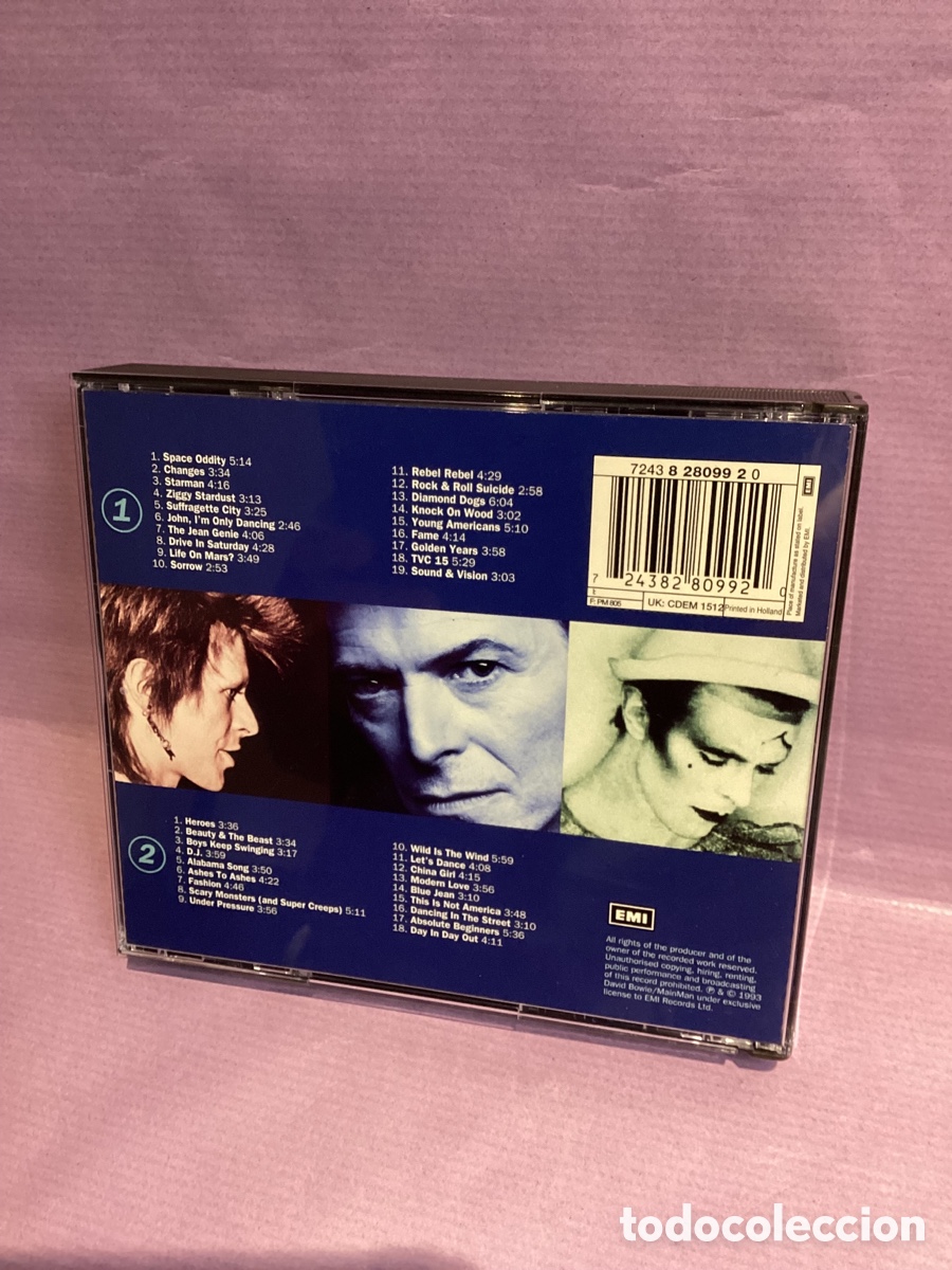 CDs de m&uacute;sica: David Bowie - The Singles Collection - 2CDs 1993 - Foto 2