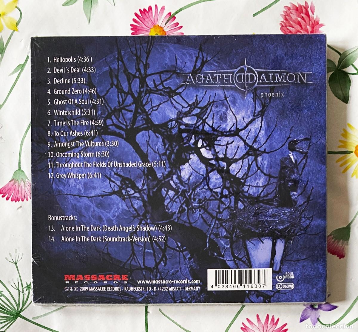 CDs de m&uacute;sica: AGATHODAIMON - PHOENIX CD DIGIPAK - BLACK METAL - Foto 2