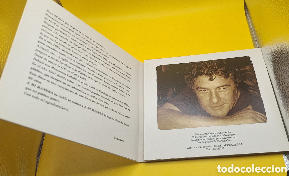 CDs de m&uacute;sica: CD Francisco - A Mi Manera - - Foto 3