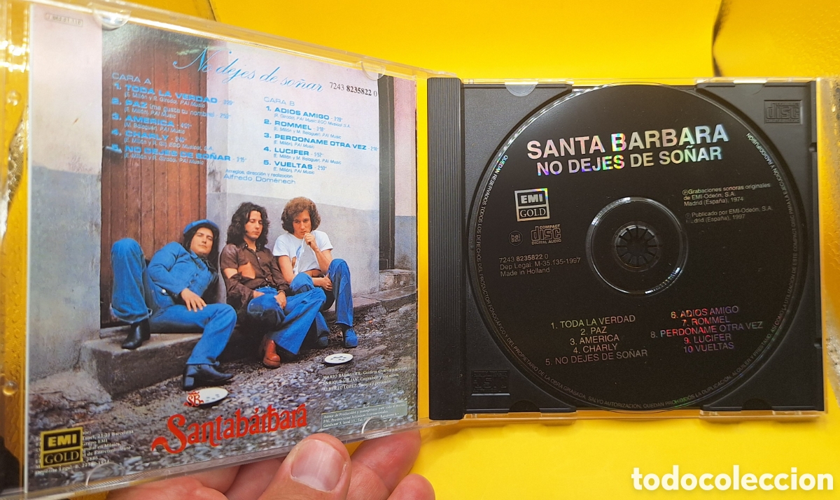 CDs de m&uacute;sica: CD Santab&aacute;rbara - No Dejes de So&ntilde;ar - - Foto 3